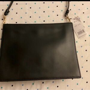 Banana Republic Black Minimalist Shoulder Bag